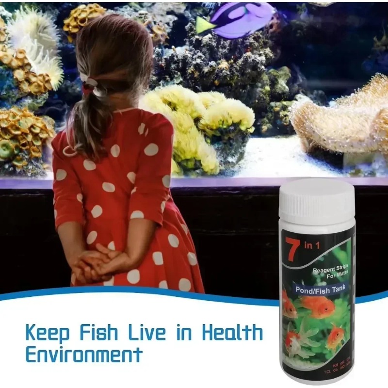 Aquarium Fish Freshwater - شرائط اختبار حوض السمك للمياه العذبة