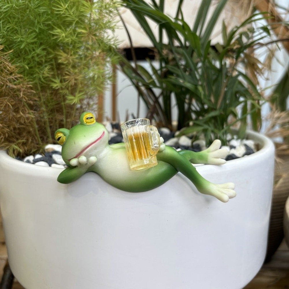 Aquarium Fish Pot - معلقة اناء للزهور حافة الضفدع الحلي