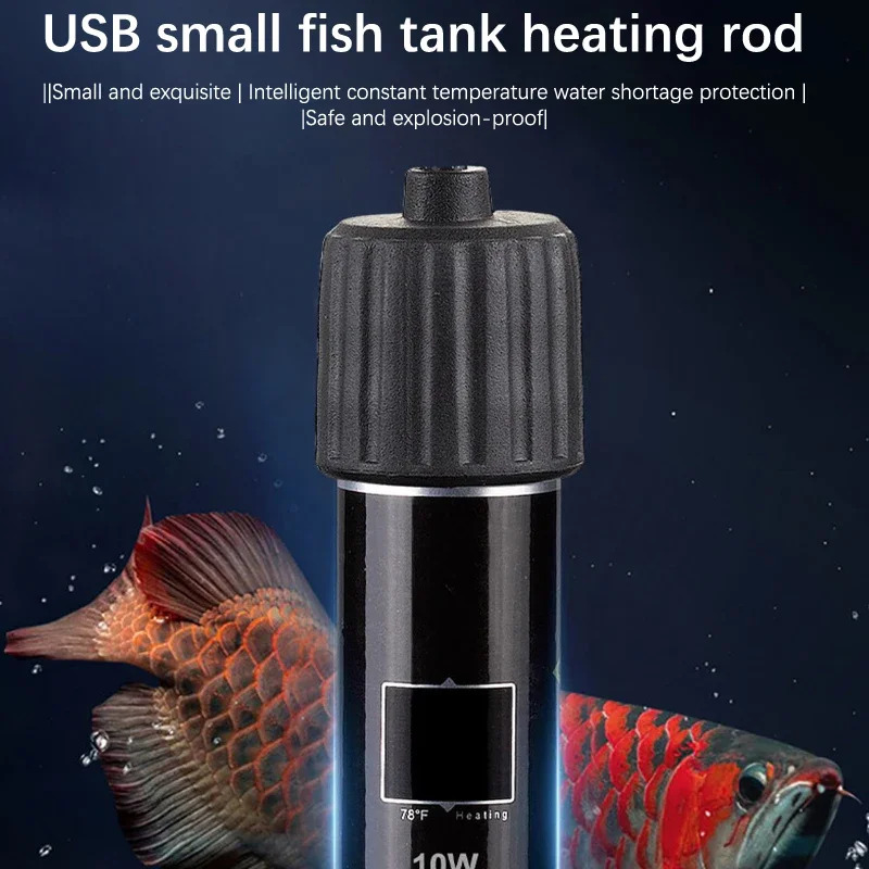 Aquarium Heater Submersible - قضيب تسخين صغير للأحواض المائية يعمل