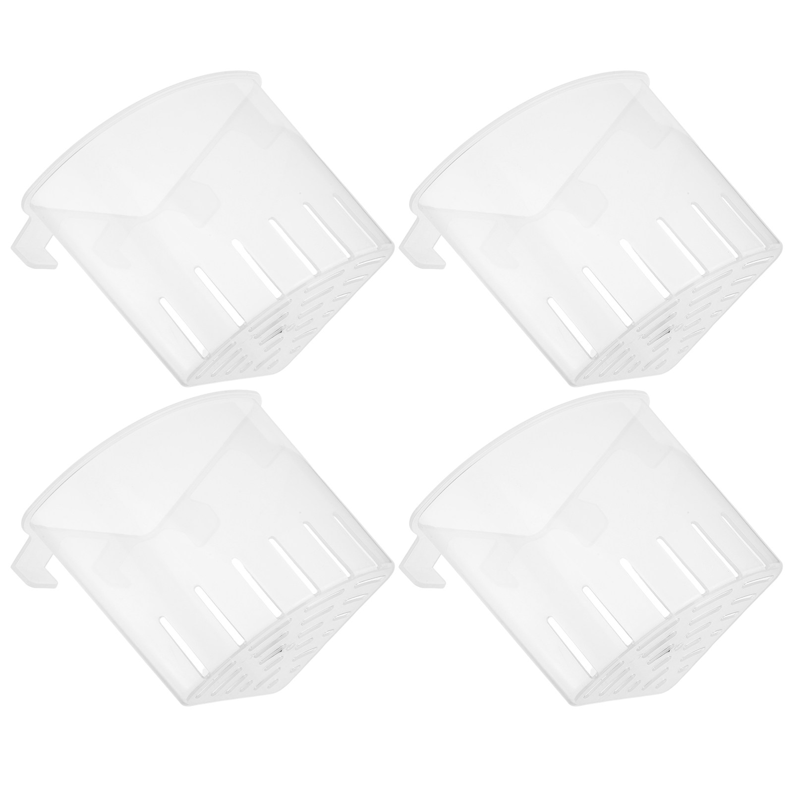 Aquarium Fish Pot - 4 قطع من حوامل النباتات البلاستيكية