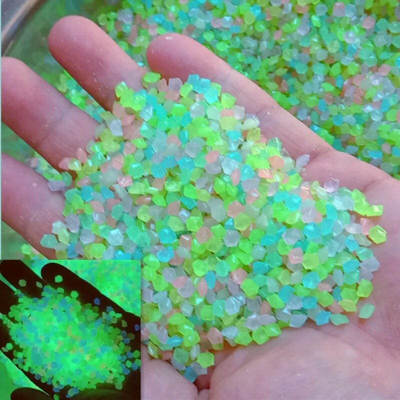 Aquarium Decoration Rock - حصى رمال مضيئة في الظلام ،