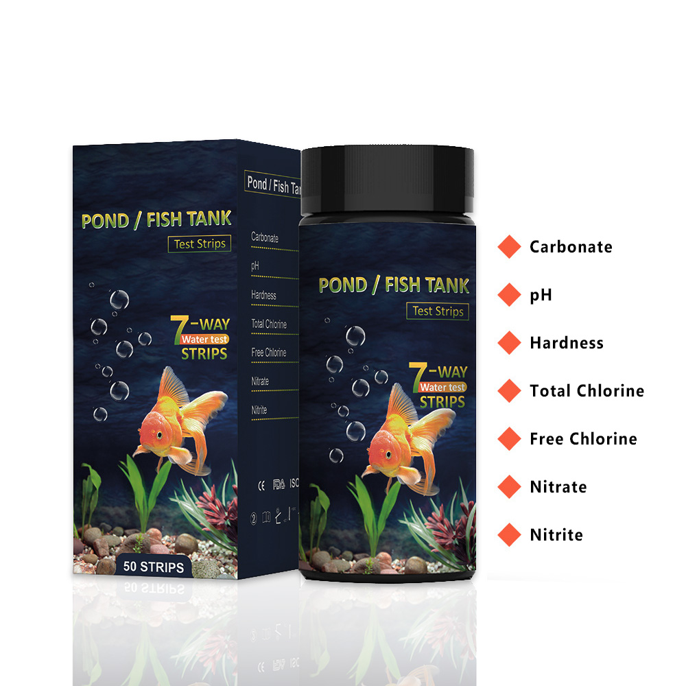 Aquarium Fish Freshwater - 7 في 1 شرائط اختبار حوض