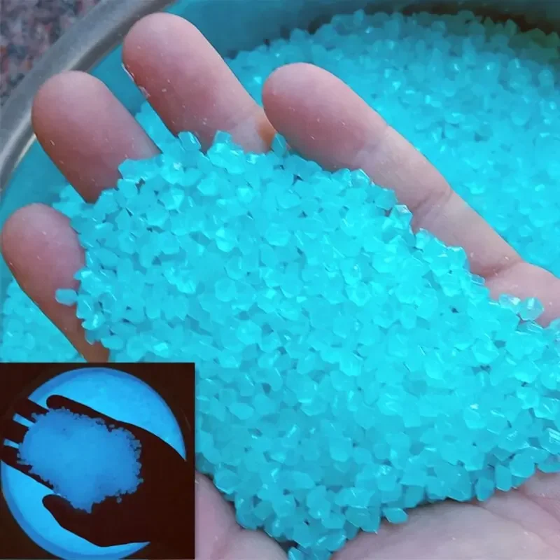 Aquarium Decoration Rock - 1000 قطعة 3-5 مللي متر مضيئة