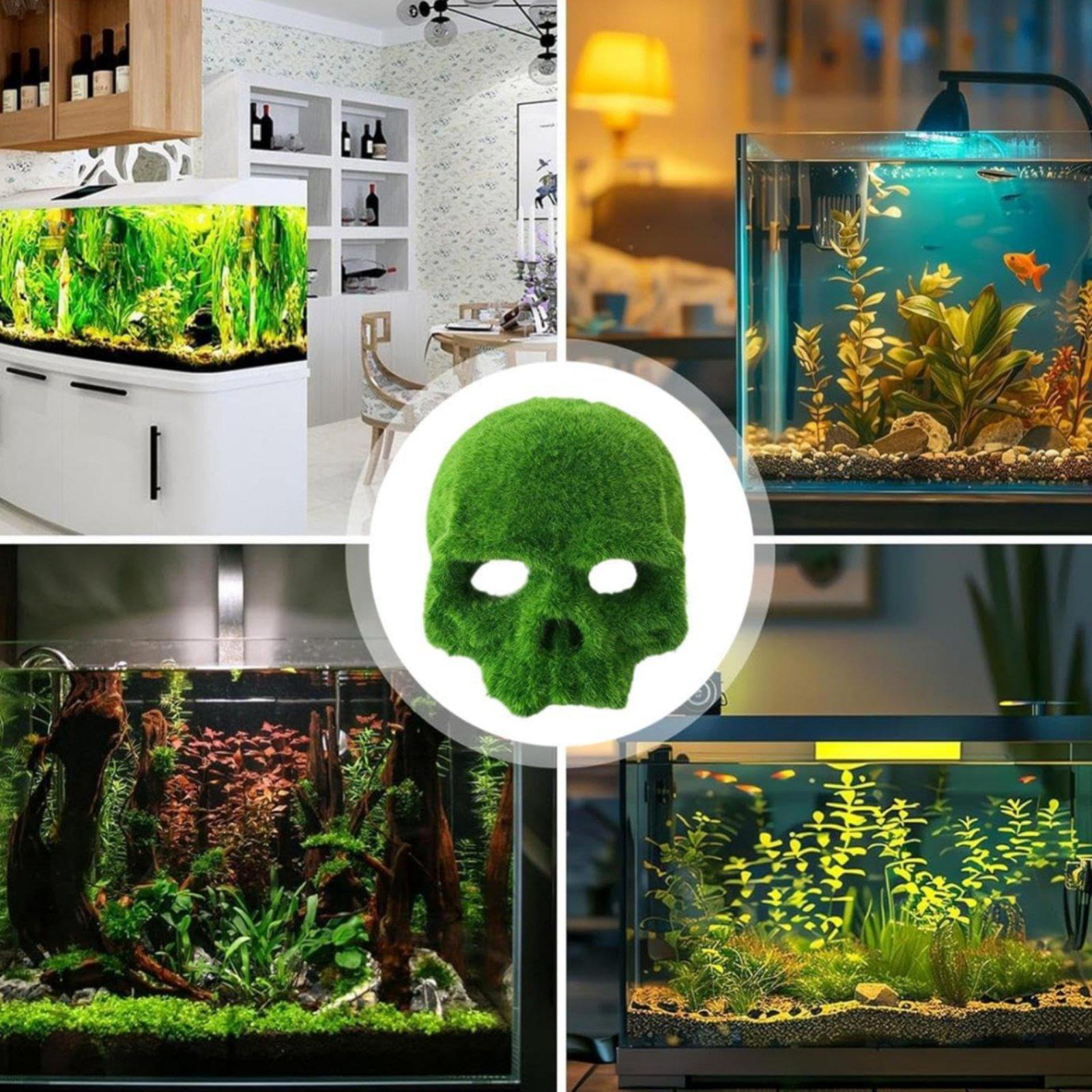 Aquarium Fish Hideout - منحوتة طحلب زخرفية لحوض السمك على