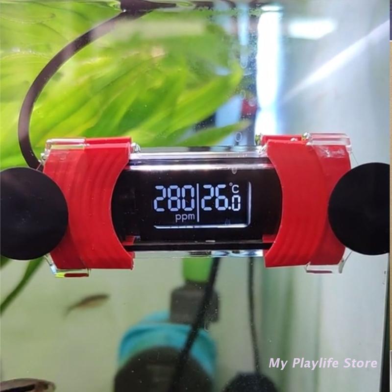 Aquarium Fish Freshwater - مقياس حرارة حوض السمك الرقمية الغاطسة