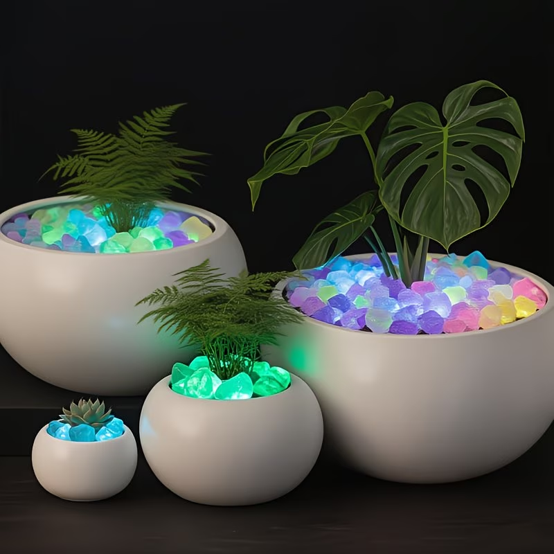 مجموعة 300 قطعة من الحصى المضي - مراجعة Aquarium Fish Pot وسعره