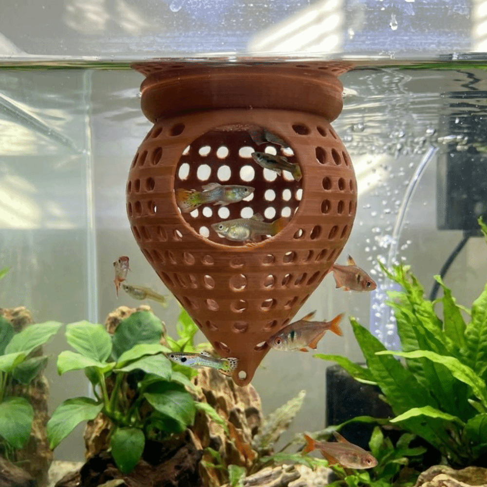 أرجوحة عائمة ثلاثية الأبعاد لل - مراجعة Aquarium Fish Hideout وسعره