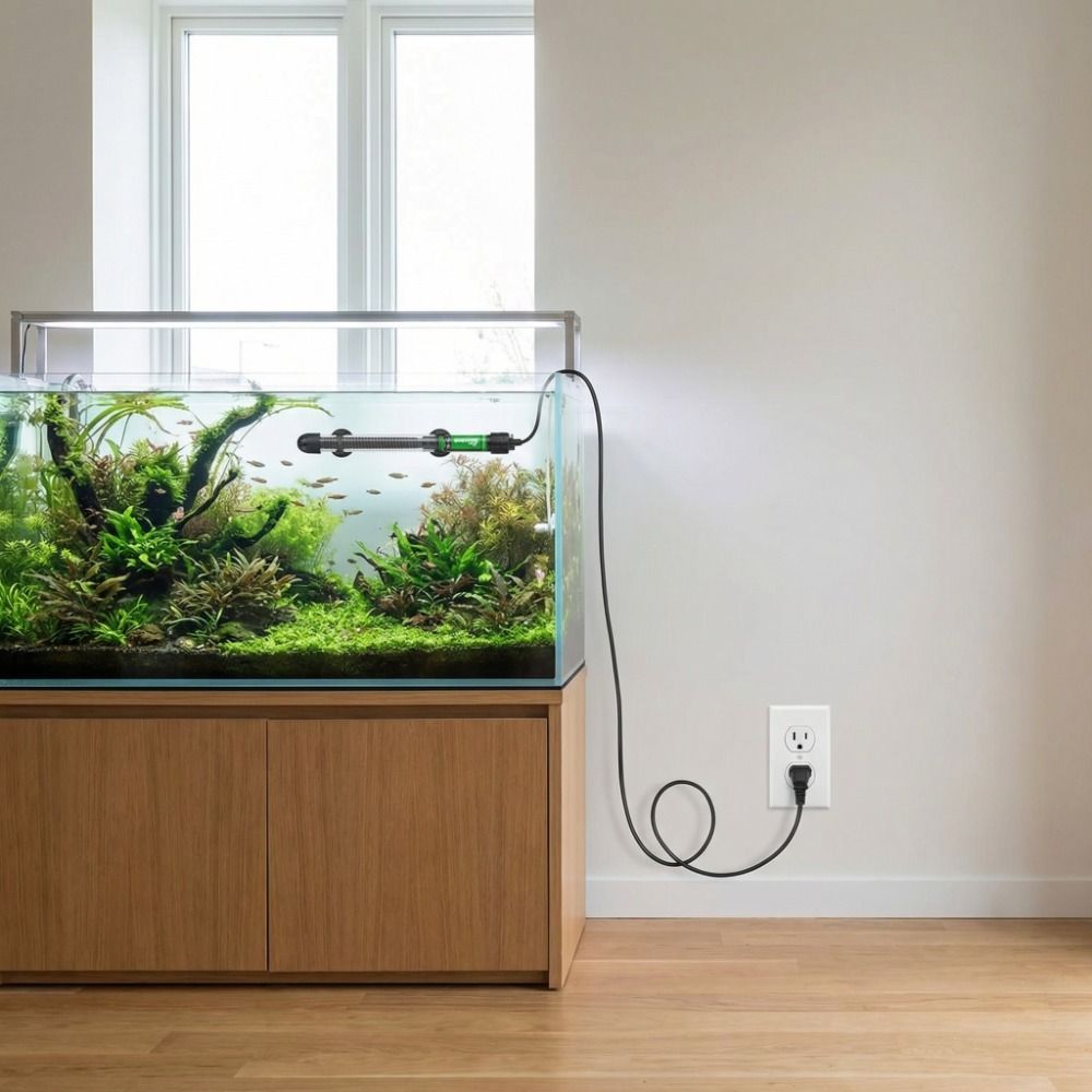 سخان حوض أسماك غاطس بقدرة 25 و - مراجعة Aquarium Heater Submersible وسعره