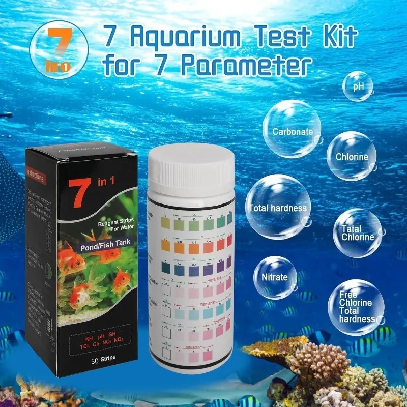 شرائط اختبار أحواض السمك، طقم  - مراجعة Aquarium Fish Freshwater وسعره