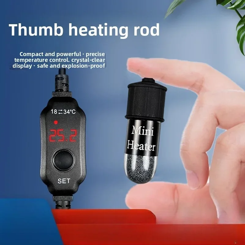قضيب تسخين عالمي صغير لأحواض ا - مراجعة Aquarium Heater Submersible وسعره