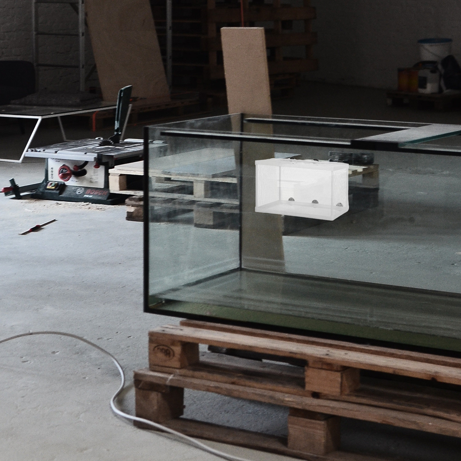 شبكة أسماك كبيرة الحجم لتفريخ  - مراجعة Aquarium Fish Net Big Size وسعره