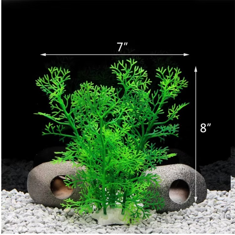 10 قطع من النباتات البلاستيكية - مراجعة Aquarium Fish For Sale وسعره