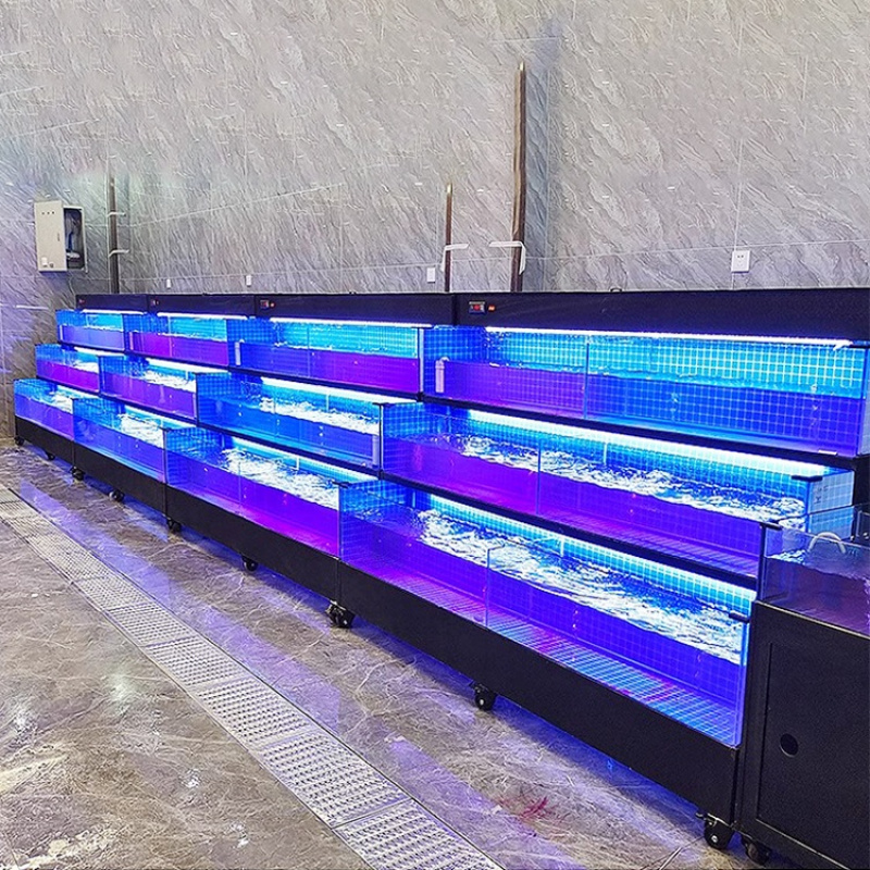 حوض أسماك زجاجي مخصص للمأكولات - مراجعة Aquarium Fish Restaurant وسعره