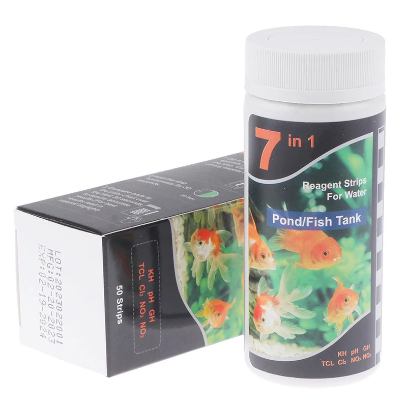 شريط اختبار PH 7 في 1، مجموعة  - مراجعة Aquarium Fish Quality وسعره