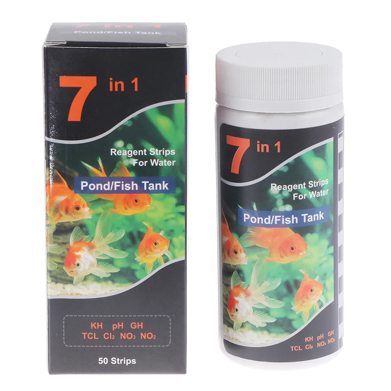 شريط اختبار PH 7 في 1، مجموعة  - مراجعة Aquarium Fish Quality وسعره