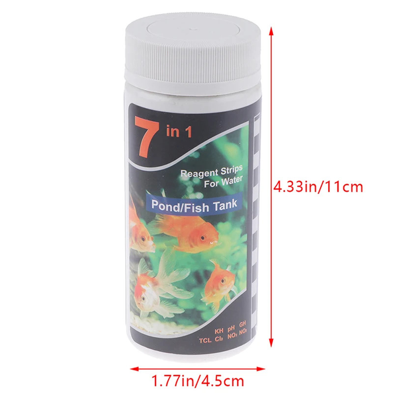 شريط اختبار PH 7 في 1، مجموعة  - مراجعة Aquarium Fish Quality وسعره