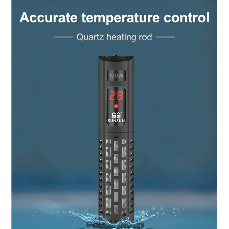سخان غاطس لأحواض السمك مع شاشة - مراجعة Aquarium Heater Submersible وسعره