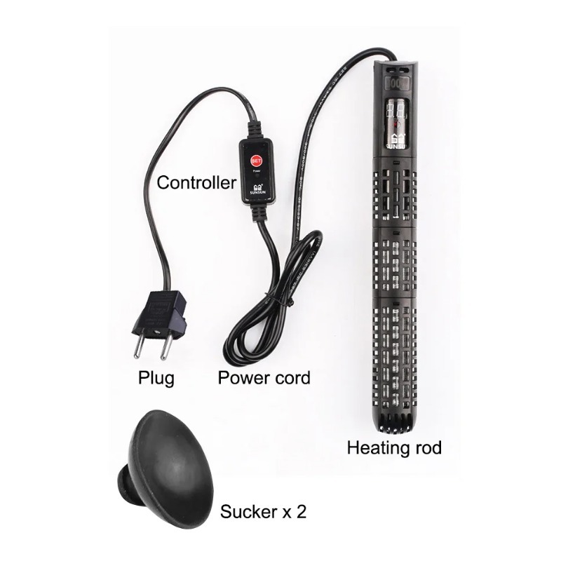 سخان غاطس لأحواض السمك مع شاشة - مراجعة Aquarium Heater Submersible وسعره