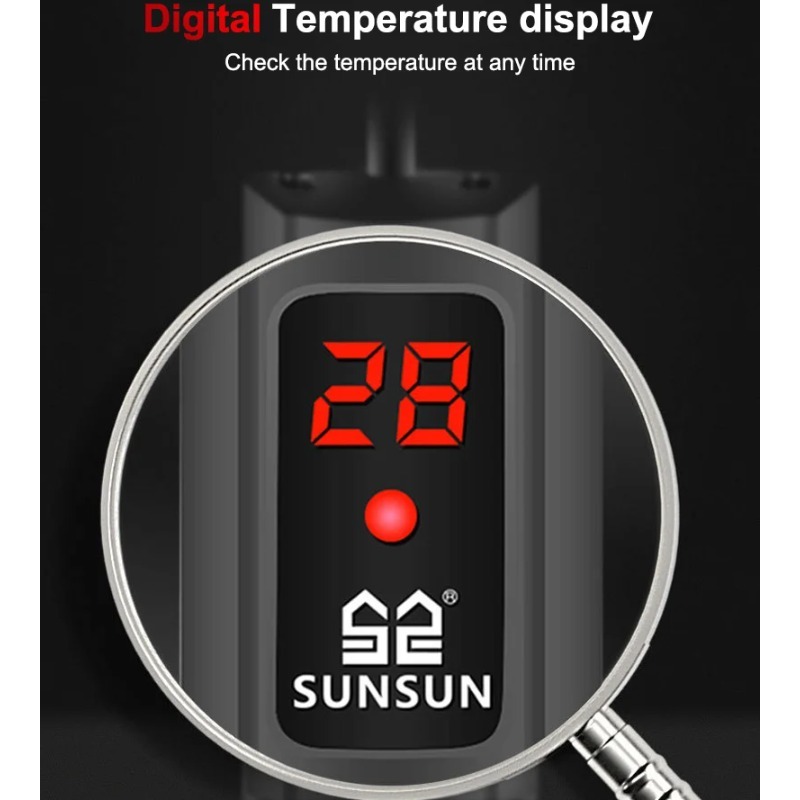 سخان غاطس لأحواض السمك مع شاشة - مراجعة Aquarium Heater Submersible وسعره