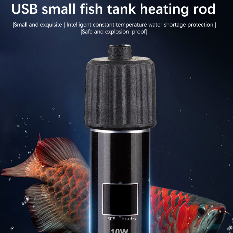 قضيب تسخين صغير لحوض السمك USB - مراجعة Aquarium Heater Submersible وسعره