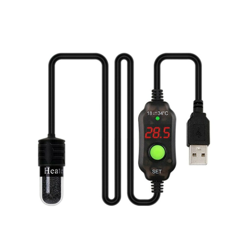 حوض السمك الصغير خزان الأسماك  - مراجعة Aquarium Heater Submersible وسعره