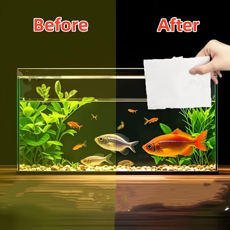 أوراق جديدة لامتصاص الألوان في - مراجعة Aquarium Fish Yellow وسعره
