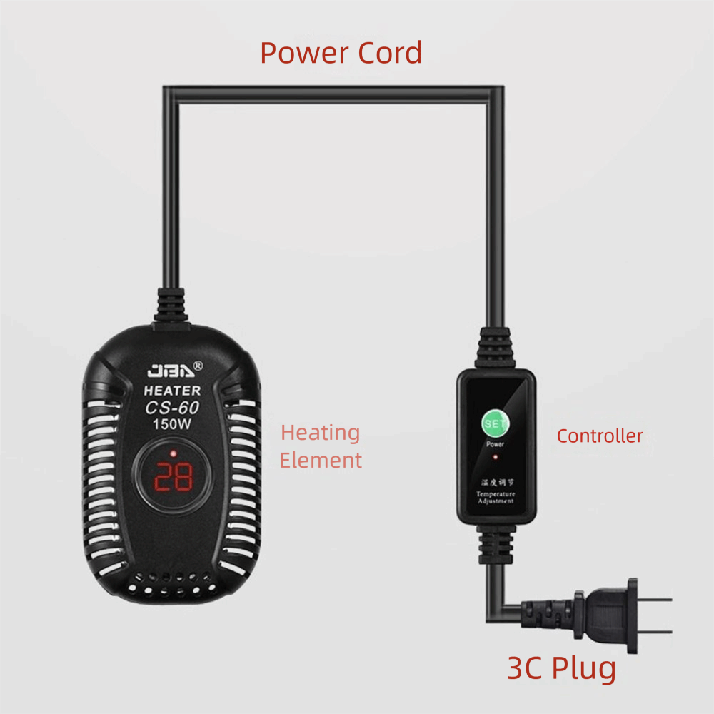 سخان غاطس من الكوارتز الزجاجي  - مراجعة Aquarium Heater Submersible وسعره