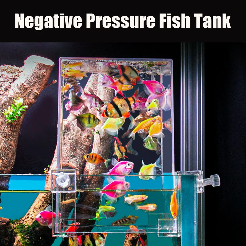 حوض السمك بالضغط السلبي للأسما - مراجعة Aquarium Fish Pot وسعره