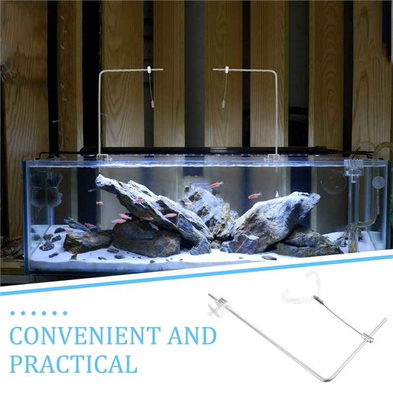 حامل إضاءة لحوض السمك ABMH مع  - مراجعة Aquarium Fish Freshwater وسعره