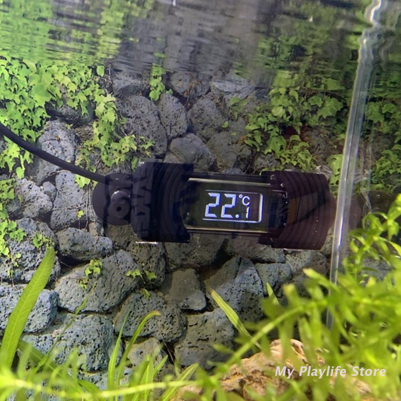 مقياس حرارة حوض السمك الرقمية  - مراجعة Aquarium Fish Freshwater وسعره