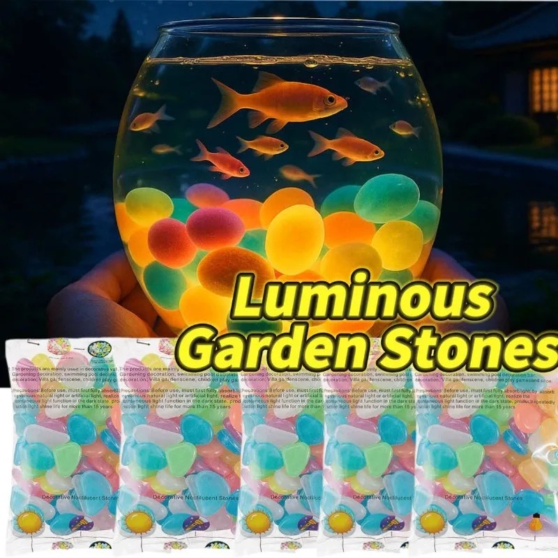 100-1000 قطعة صخرة مضيئة، حصى  - مراجعة Aquarium Decoration Rock وسعره