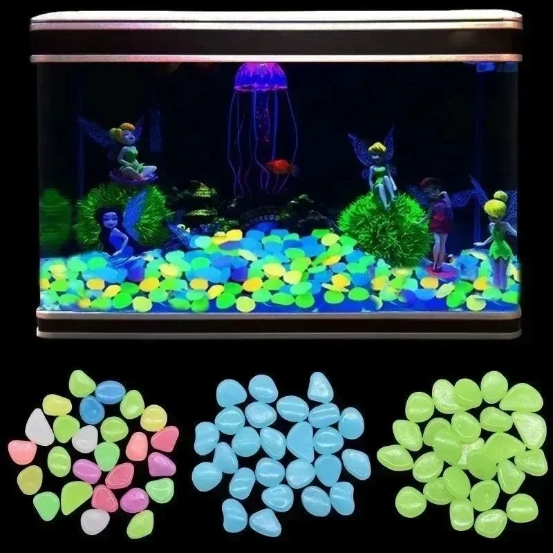 100-1000 قطعة صخرة مضيئة، حصى  - مراجعة Aquarium Decoration Rock وسعره