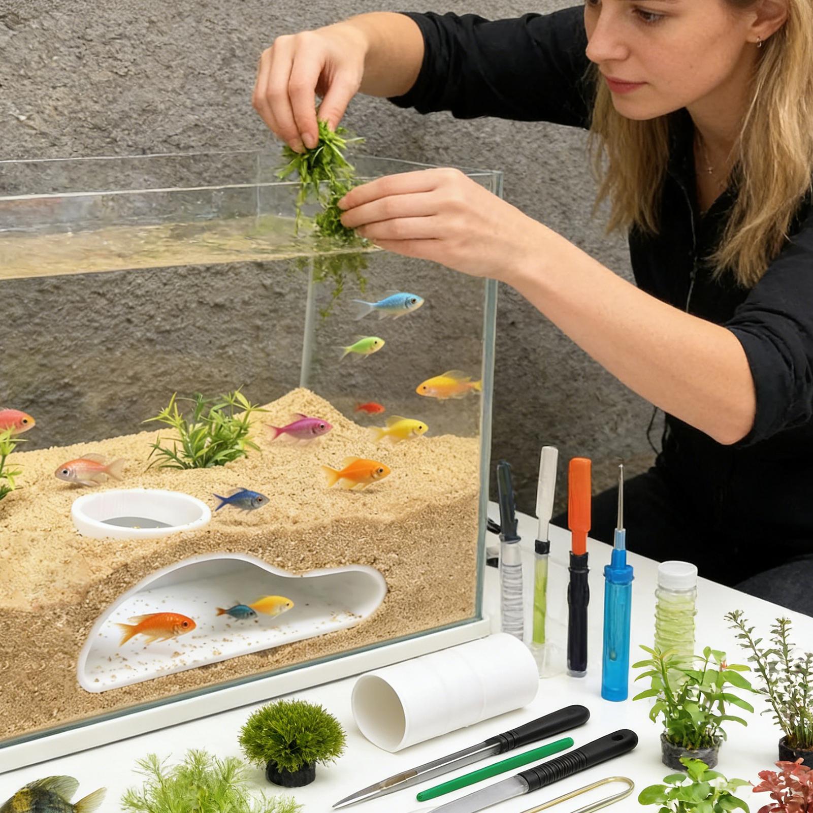 حوض السمك تحت الأرض نفق كهف خز - مراجعة Aquarium Fish Restaurant وسعره