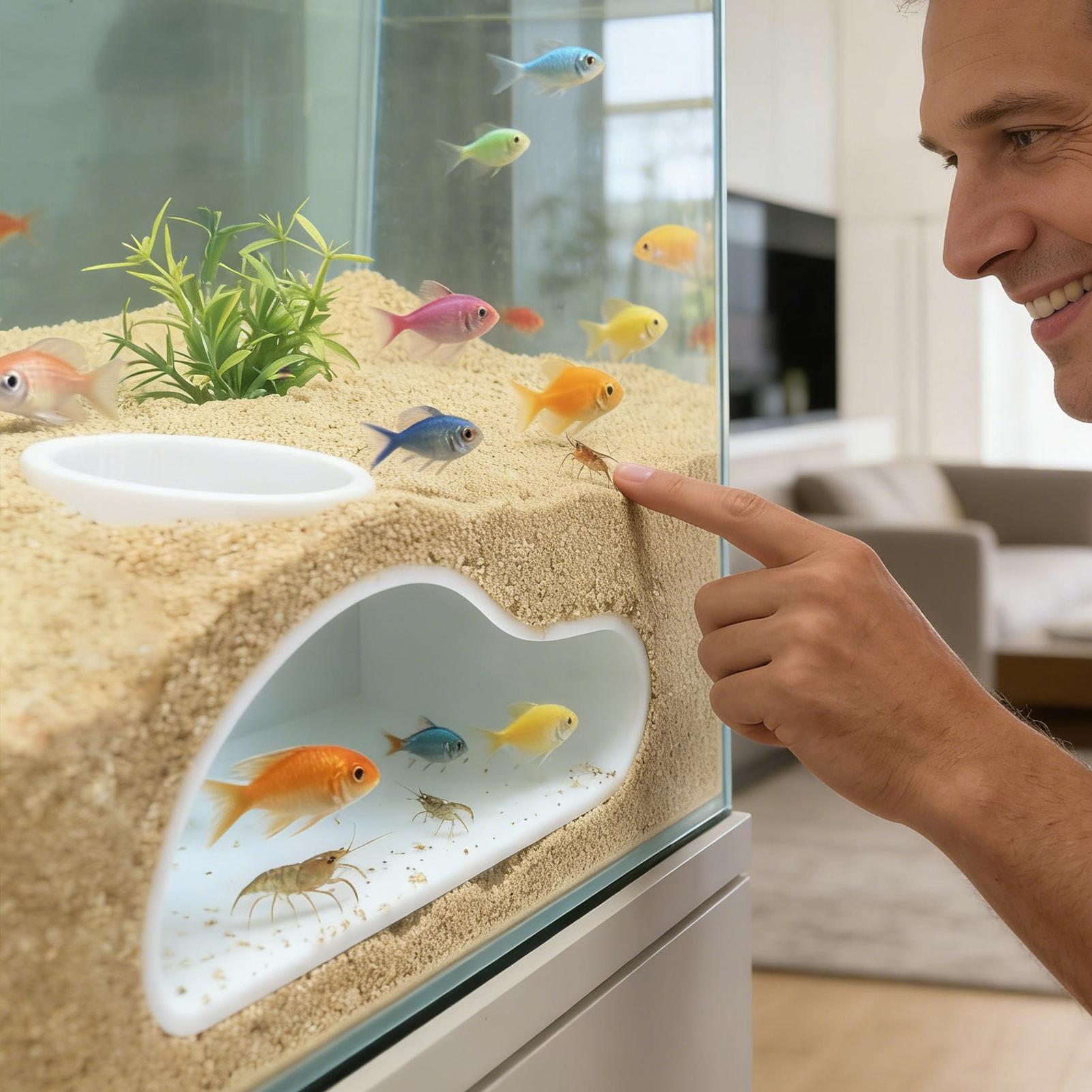 حوض السمك تحت الأرض نفق كهف خز - مراجعة Aquarium Fish Restaurant وسعره