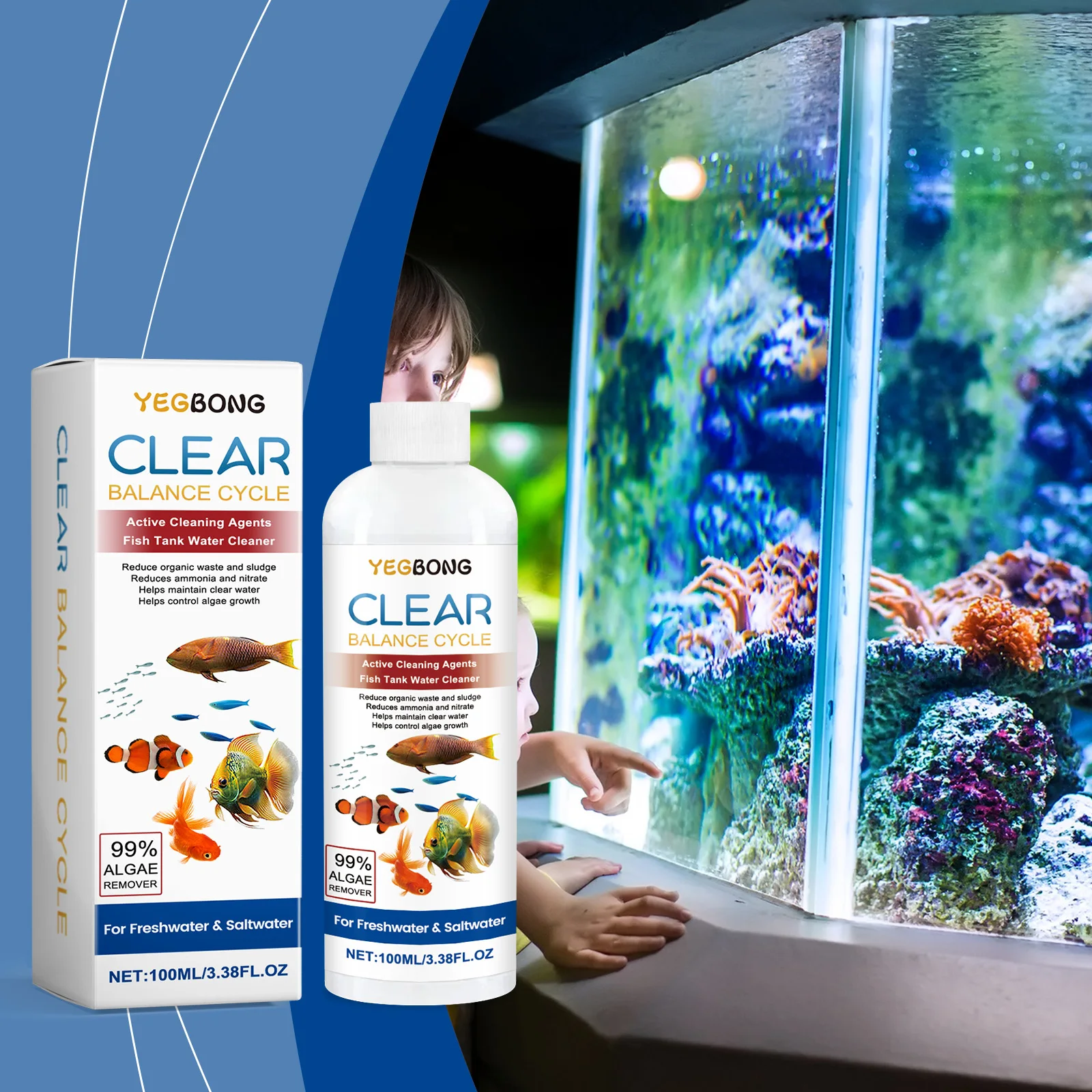 مزيل الطحالب لخزانات الأسماك،  - مراجعة Aquarium Fish Quality وسعره