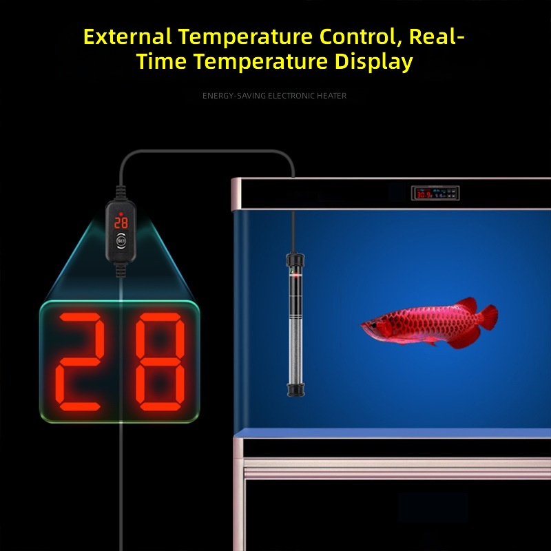 سخان حوض السمك، ثيرموستات أوتو - مراجعة Aquarium Heater Submersible وسعره