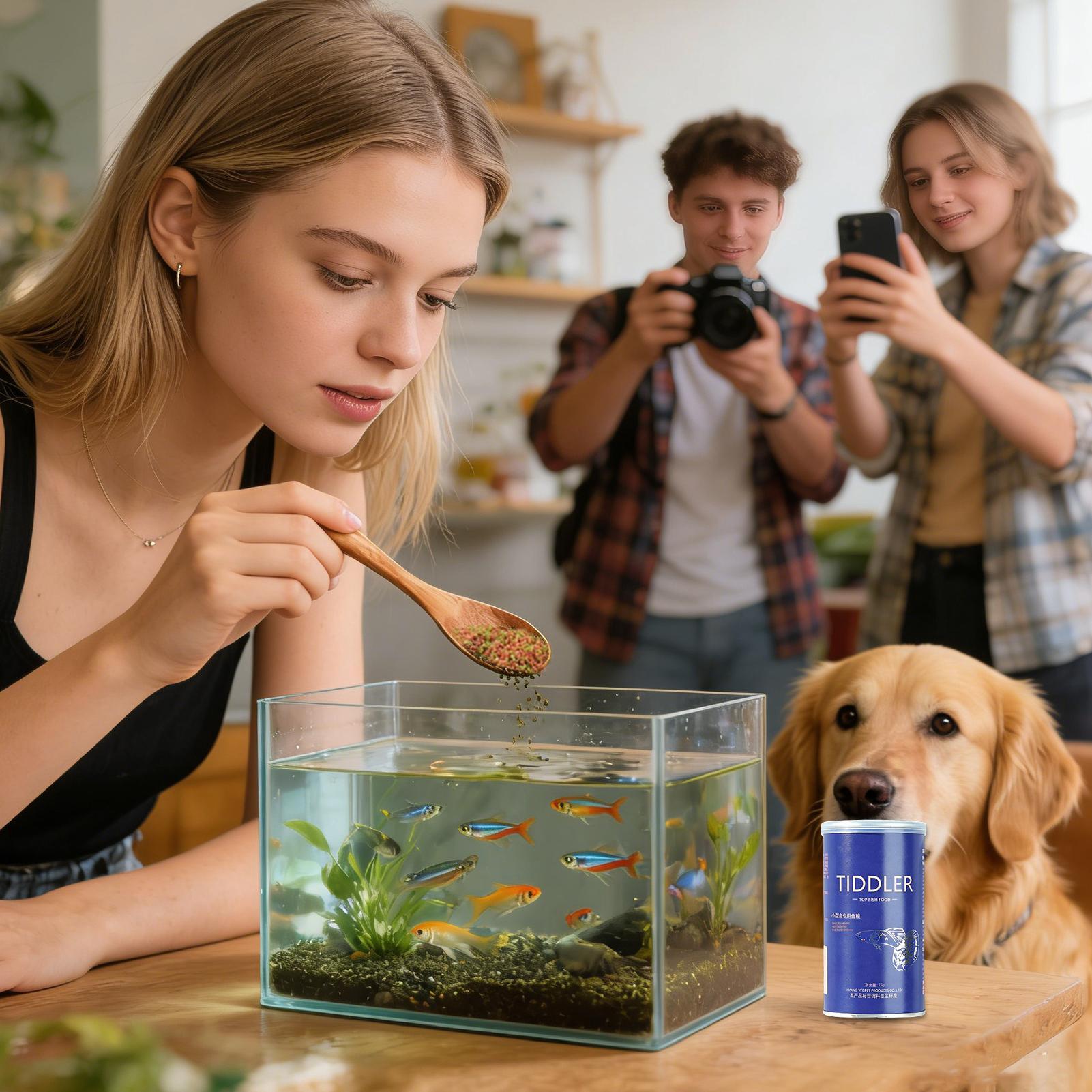 طعام أسماك الزينة، غذاء لأسماك - مراجعة Aquarium Fish Freshwater وسعره