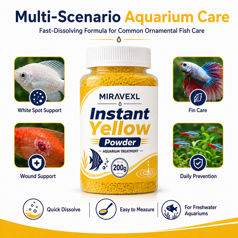 مسحوق ميراڤيكس إل سريع الذوبان - مراجعة Aquarium Fish Yellow وسعره