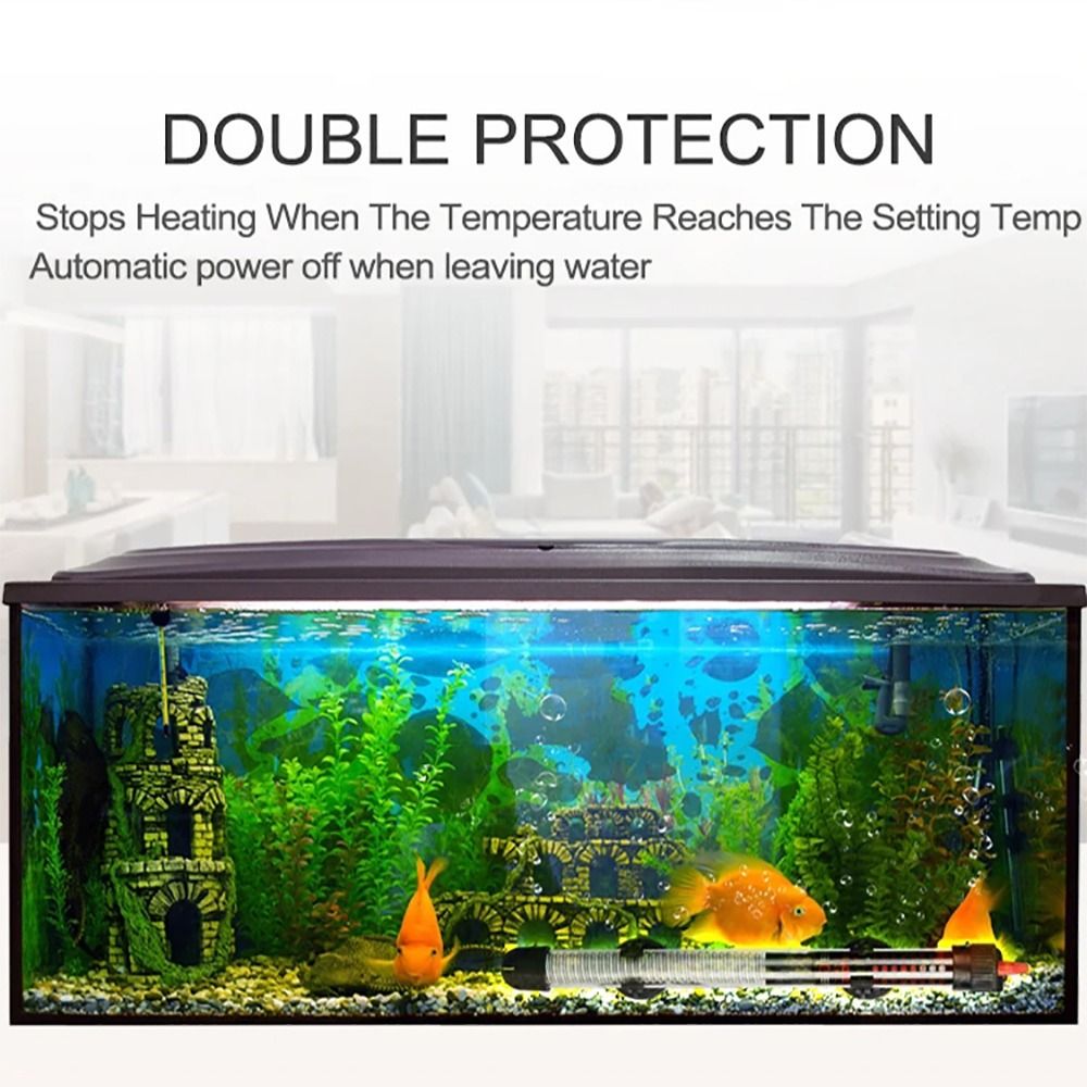 1 قطعة 25 واط/50 واط/100 واط/2 - مراجعة Aquarium Heater Submersible وسعره