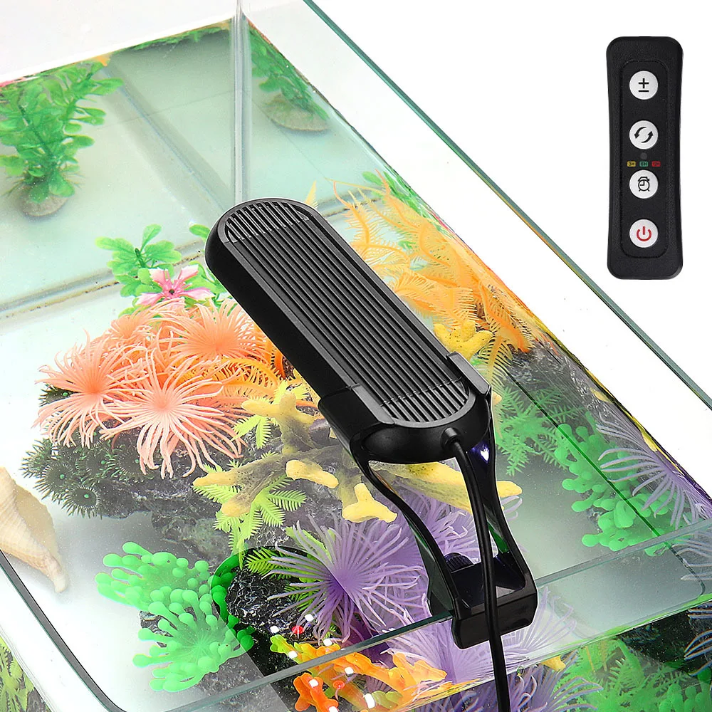 الملونة LED حوض السمك ضوء الإض - مراجعة Aquarium Fish Colour وسعره