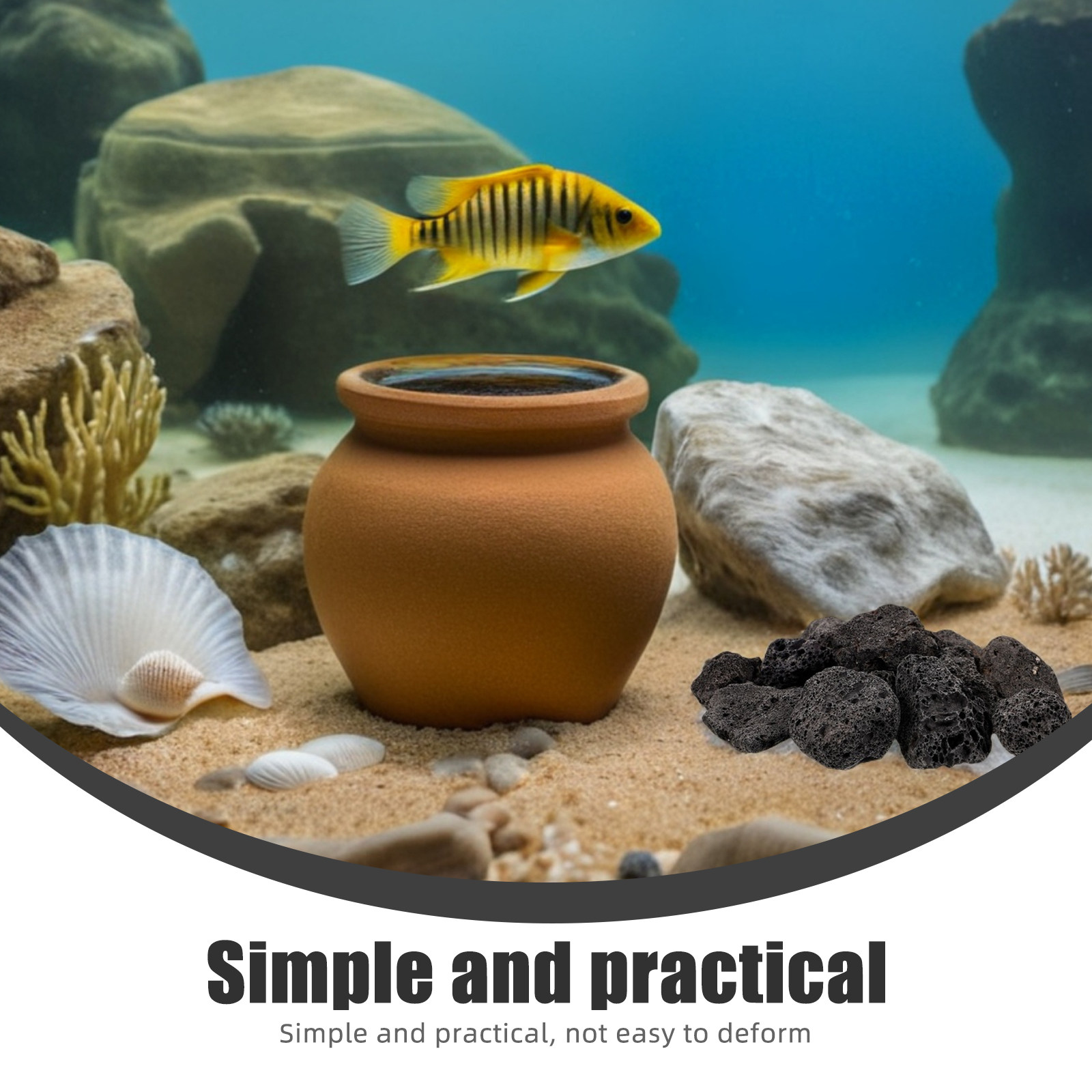 حزمة واحدة من أحجار الحمم البر - مراجعة Aquarium Decoration Rock وسعره