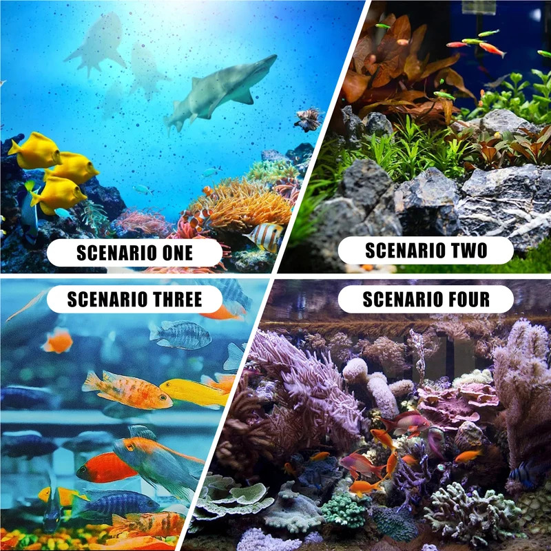 حوض السمك المرجان محاكاة الاصط - مراجعة Aquarium Fish Colour وسعره
