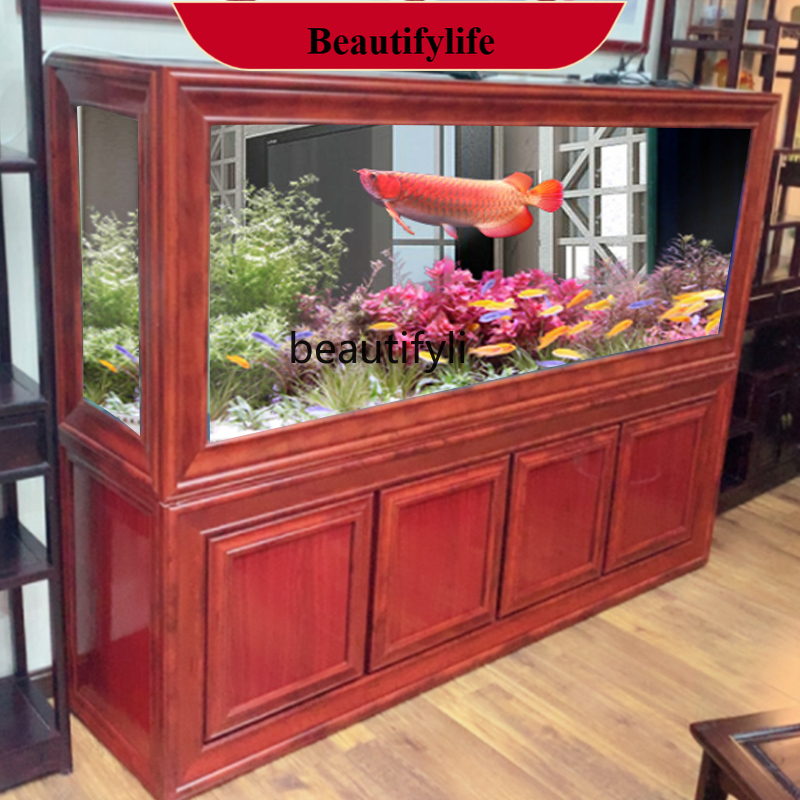 النمط الصيني الخشب الأحمر مثل  - مراجعة Aquarium Fish Dragon وسعره