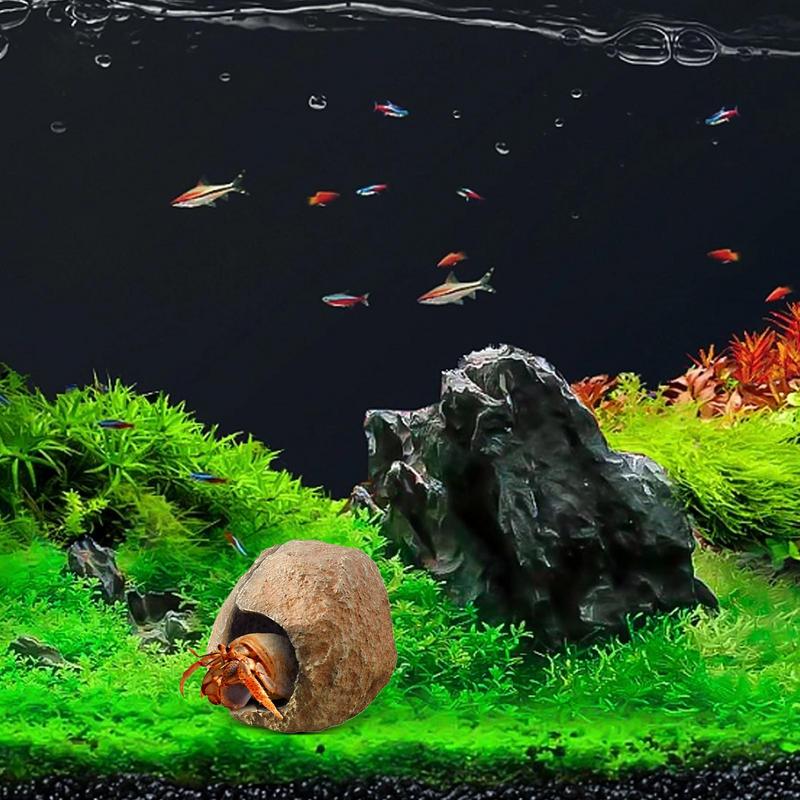 حوض السمك كهف خزان الأسماك الم - مراجعة Aquarium Fish Hideout وسعره