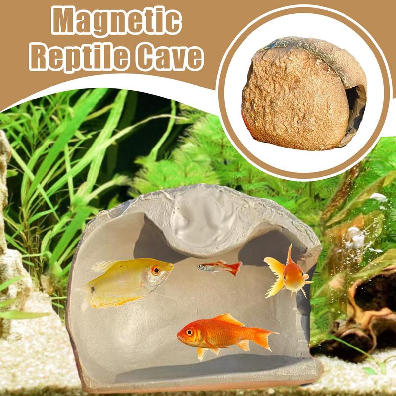 حوض السمك كهف خزان الأسماك الم - مراجعة Aquarium Fish Hideout وسعره