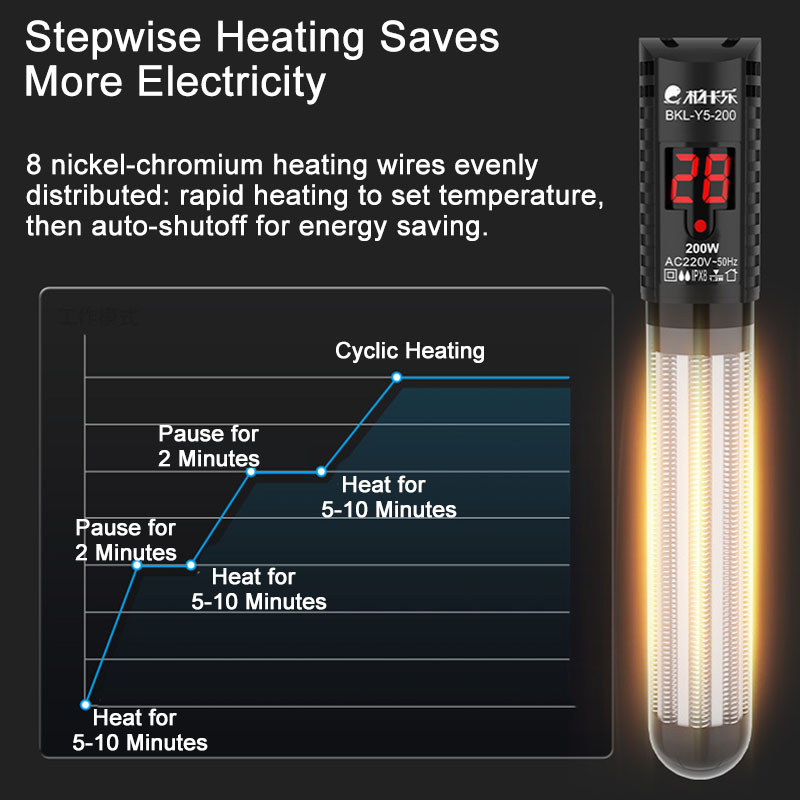 سخان حوض السمك خزان الأسماك شا - مراجعة Aquarium Heater Submersible وسعره