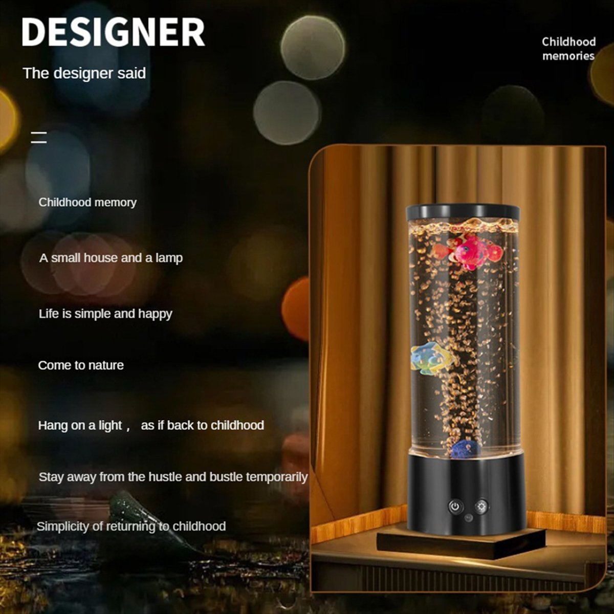 *A99Z Mini RGB فقاعة الأسماك م - مراجعة Aquarium Fish Colour وسعره